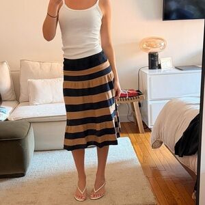 Alexander MQueen Cashmere MIDI Skirt